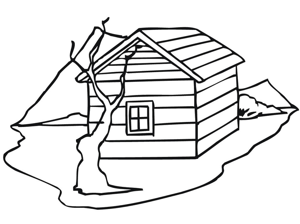 Traditional House in Norway Coloring Game Traditional House in Norway