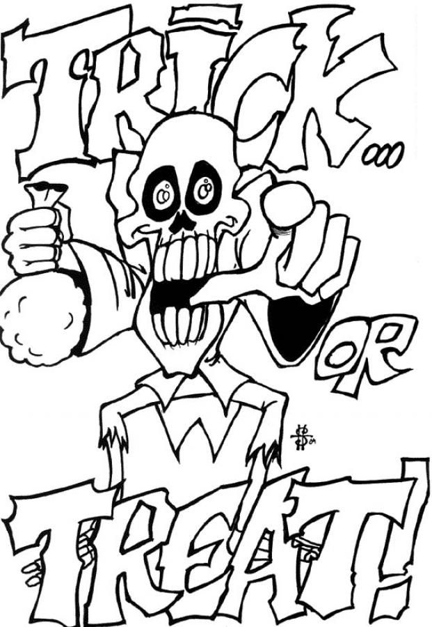 Trick or Treat 4 Coloring Game Trick or Treat 4