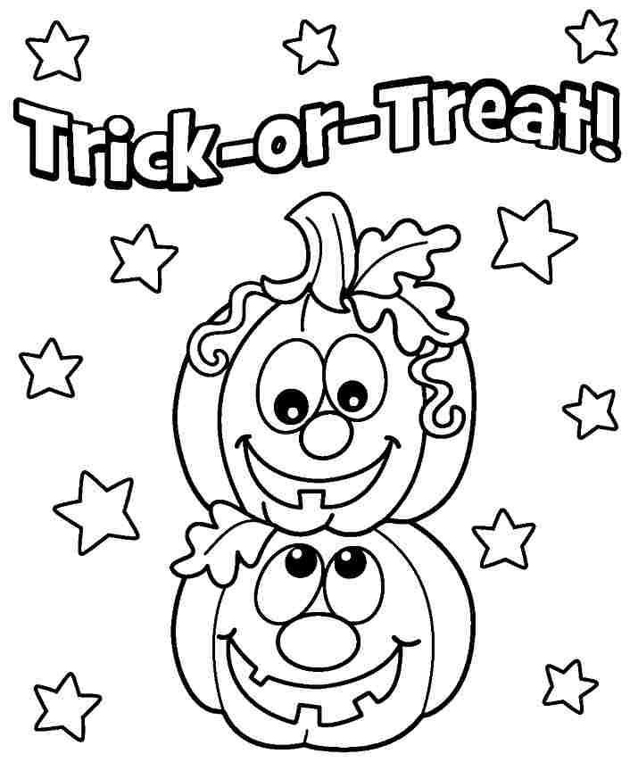 Trick or Treat 6 Coloring Game Trick or Treat 6