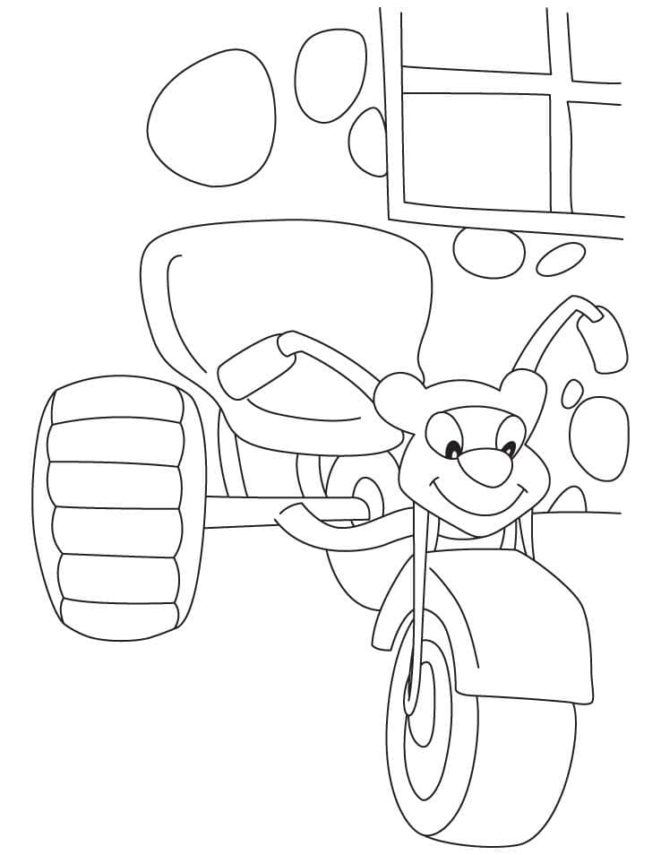 Tricycle 13 Coloring Game Tricycle 13