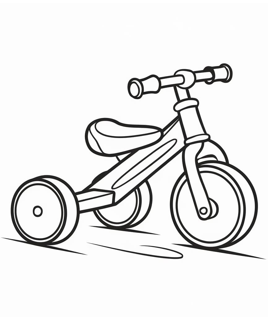 Tricycle 15 Coloring Game Tricycle 15