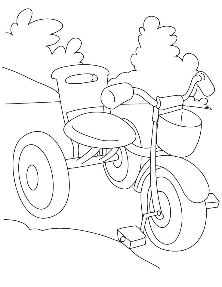 Tricycle 22 Coloring Game Tricycle 22