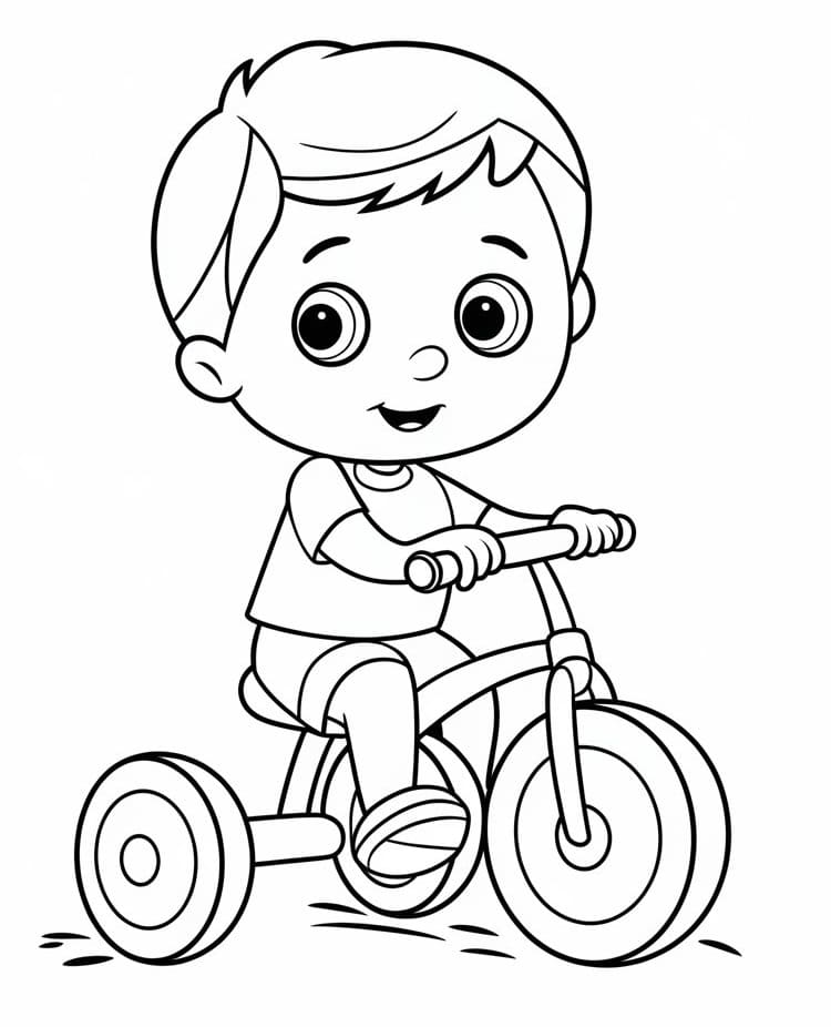 Tricycle 27 Coloring Game Tricycle 27