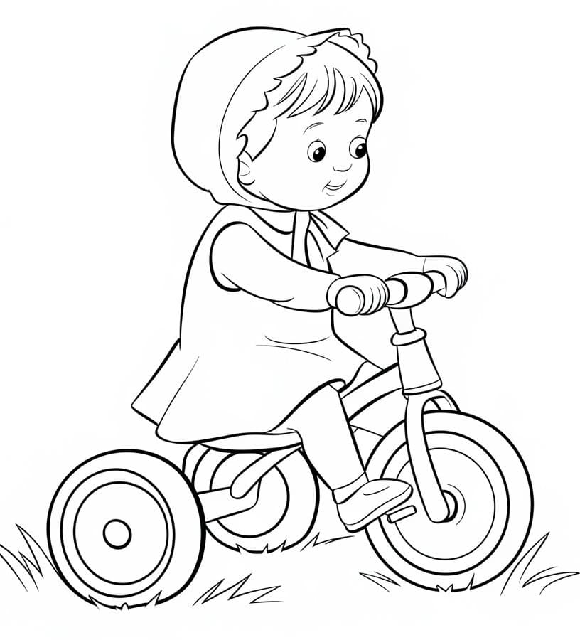 Tricycle 28 Coloring Game Tricycle 28