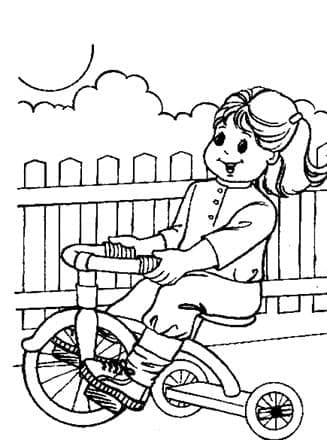 Tricycle 5 Coloring Game Tricycle 5