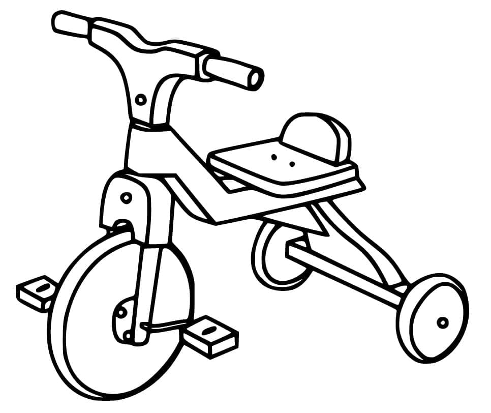 Tricycle 8 Coloring Game Tricycle 8