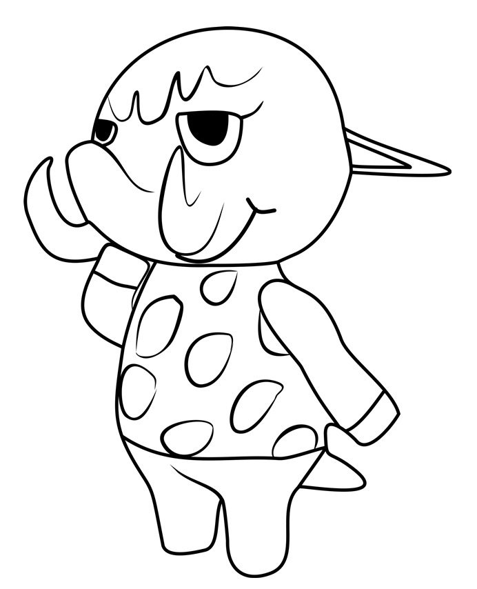 Tucker from Animal Crossing