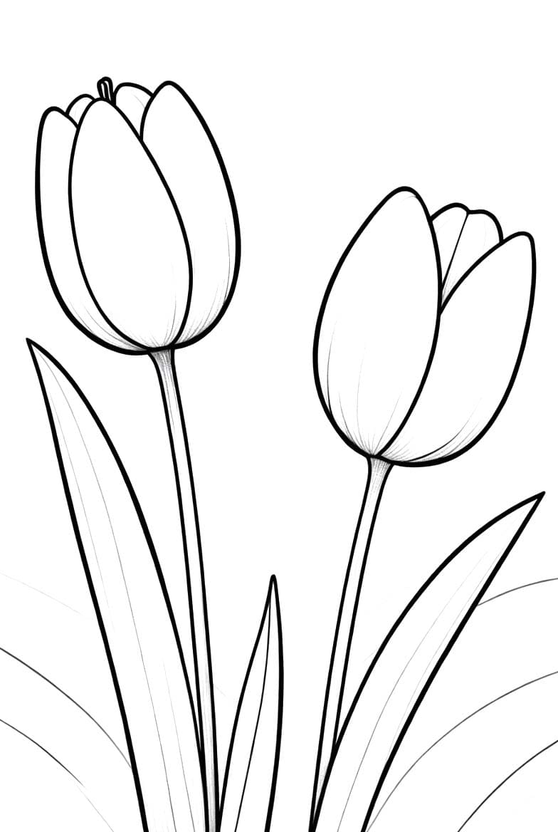 Tulip Printable