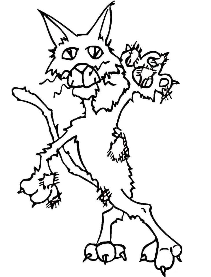 Ugly Cat Coloring Game Ugly Cat