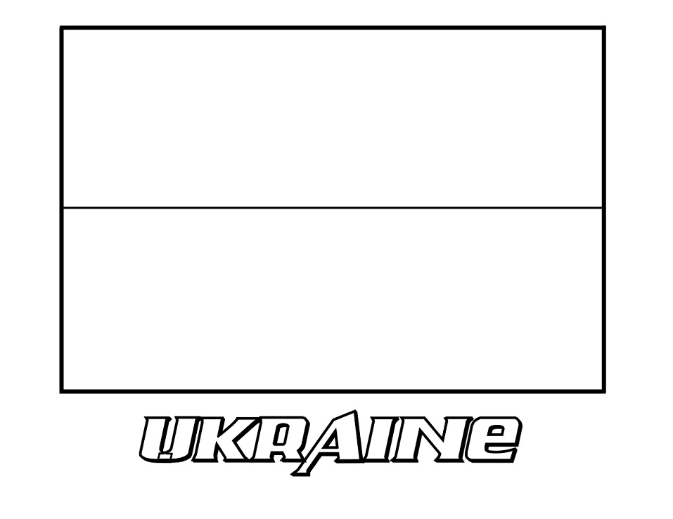 Ukraine Flag Coloring Game Ukraine Flag