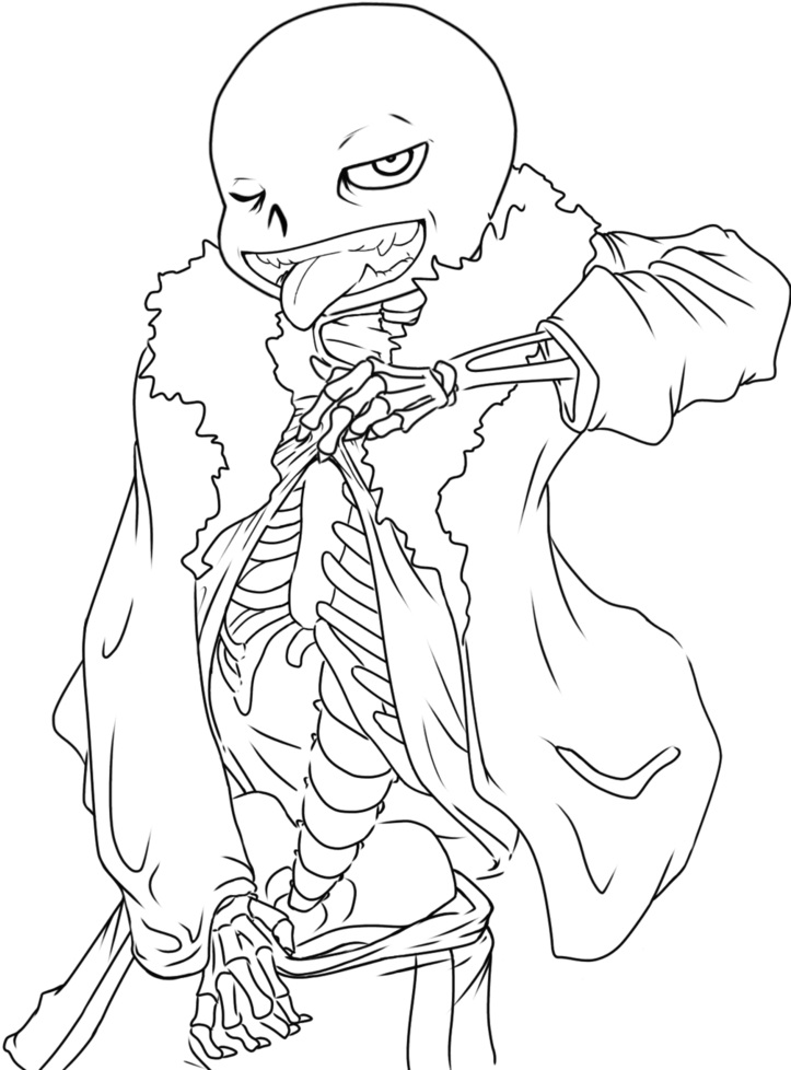 Undertale Sans 1 Coloring Game Undertale Sans 1