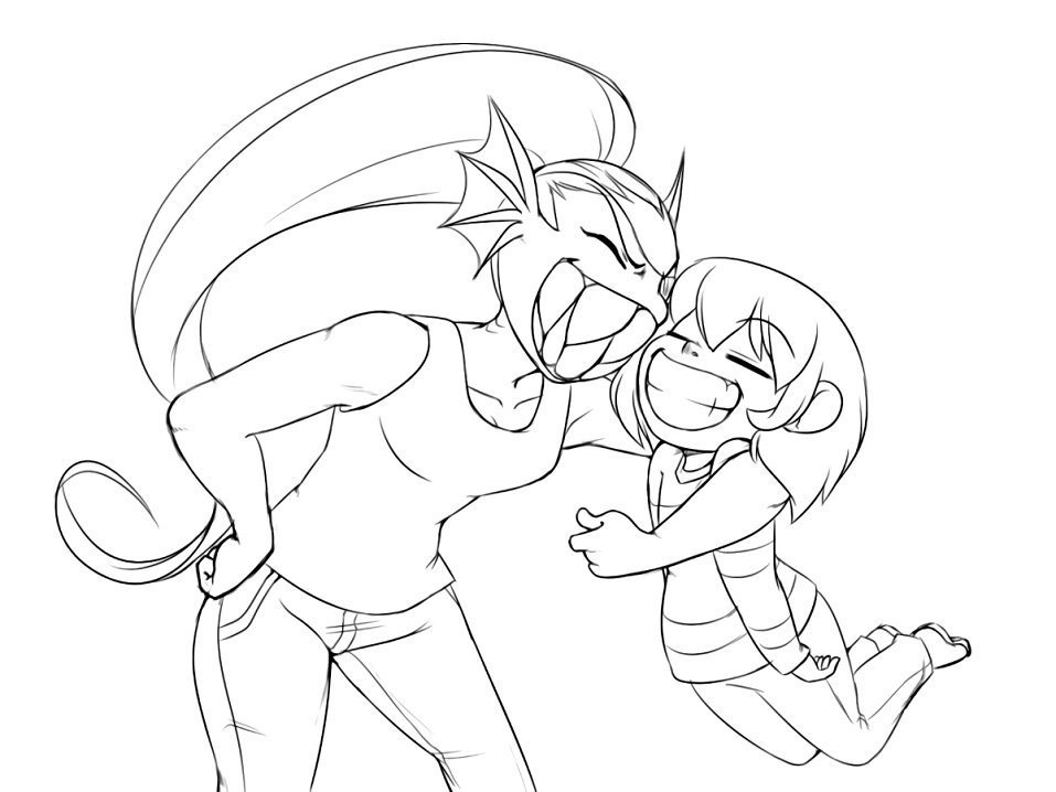 Undyne Coloring Game Undyne