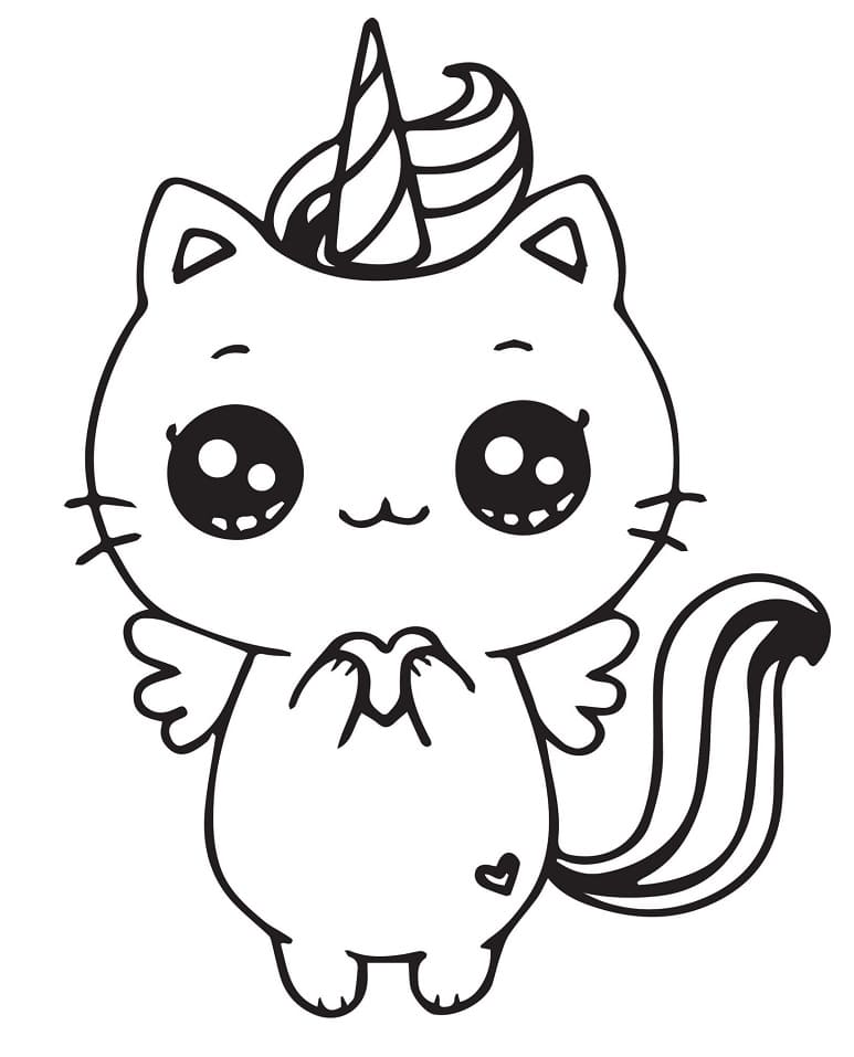 Unicorn Cat Crayola Coloring Game Unicorn Cat Crayola