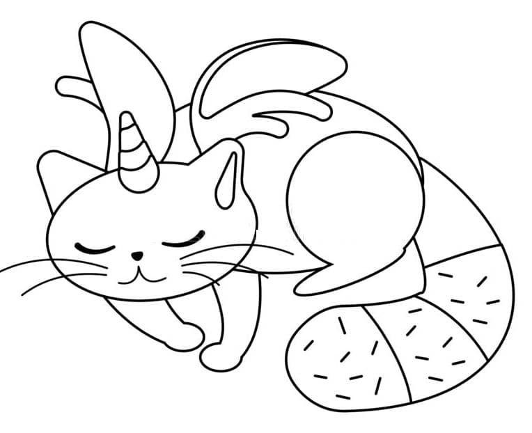 Unicorn Cat for Kid Coloring Game Unicorn Cat for Kid