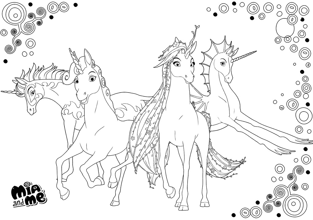 Unicorns from Mia and Me