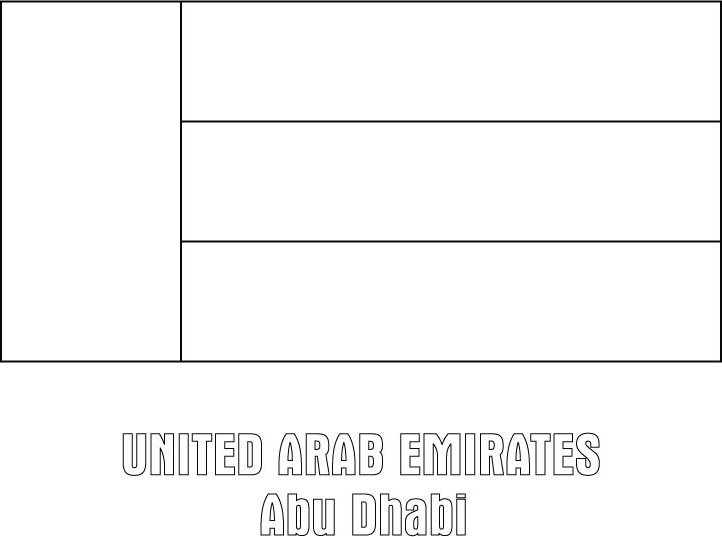 United Arab Emirates Flag