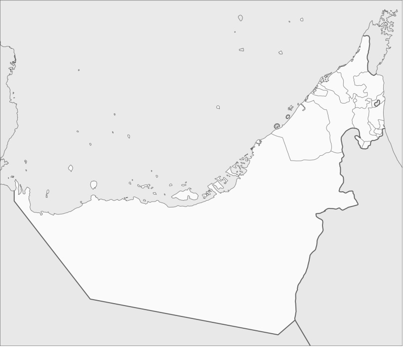 United Arab Emirates’s Map