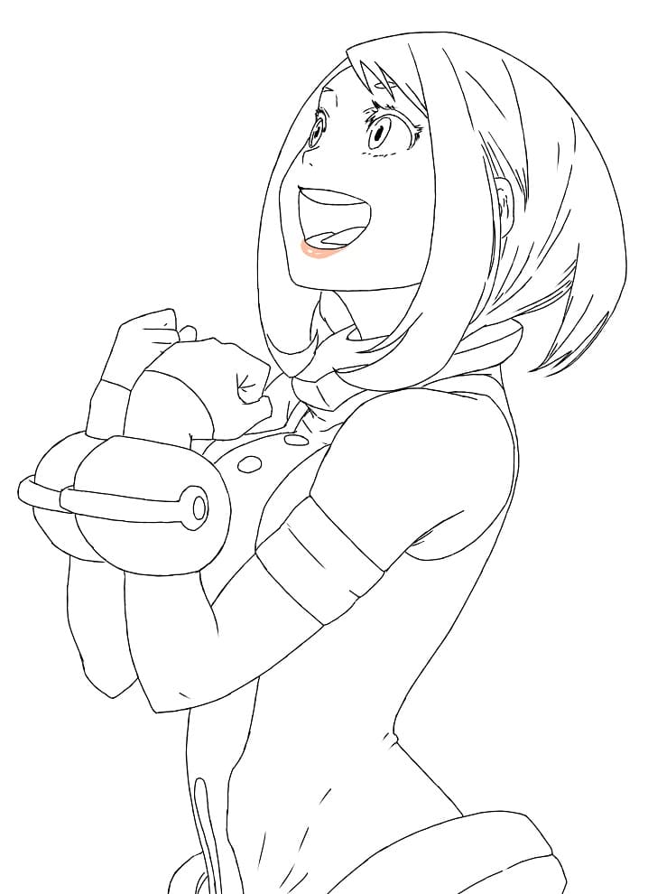 Uraraka Ochako from My Hero Academia