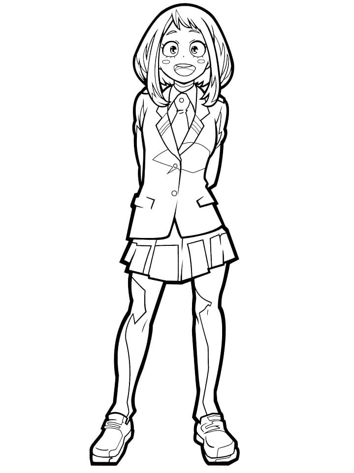 Uraraka Smiling