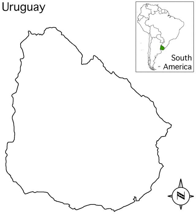 Uruguay Map