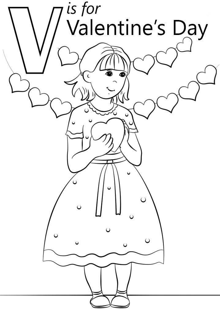Valentine Letter V