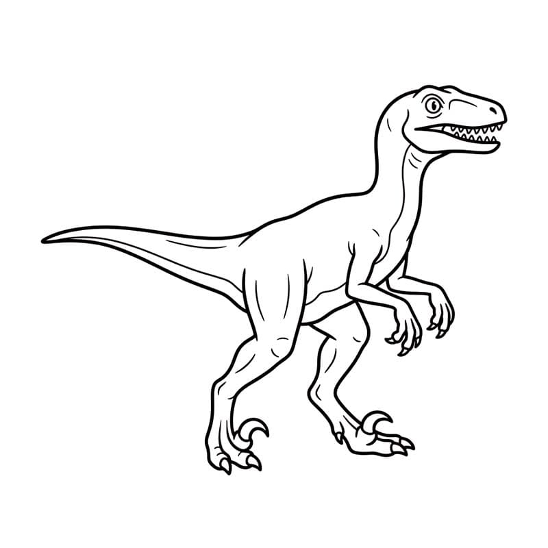 Velociraptor Printable
