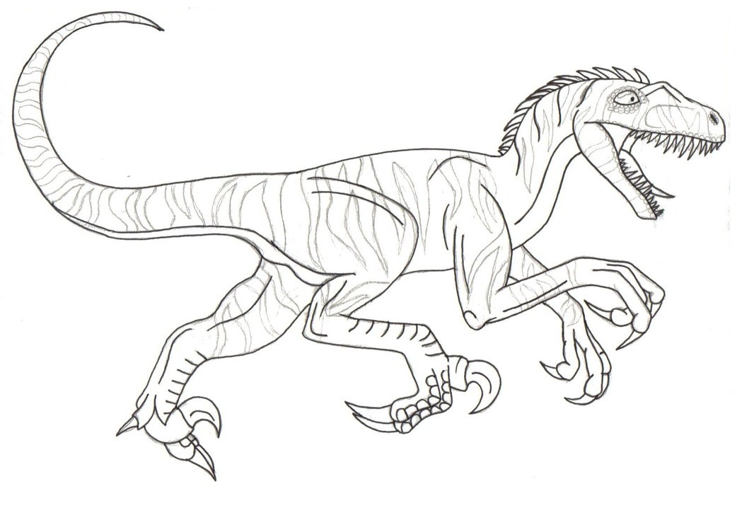 Velociraptor Running