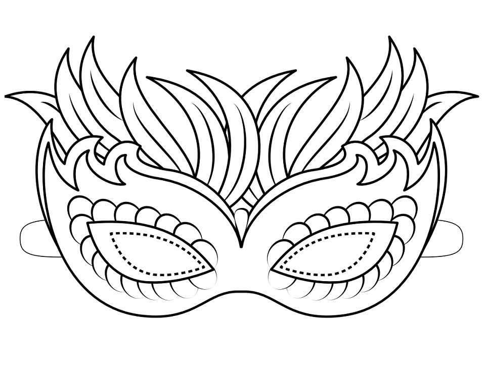 Venetian Mask Mardi Gras
