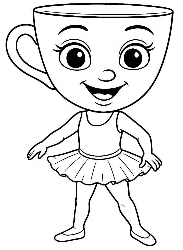 Very Cute Ballerina Cappuccina Coloring Game Very Cute Ballerina Cappuccina