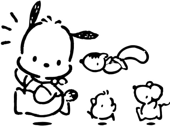Very Cute Pochacco Coloring Game Very Cute Pochacco