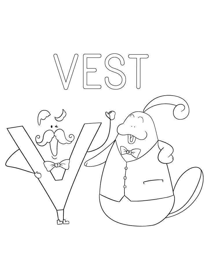 Vest Letter V