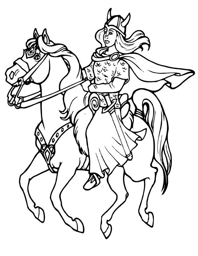 Viking on Horse