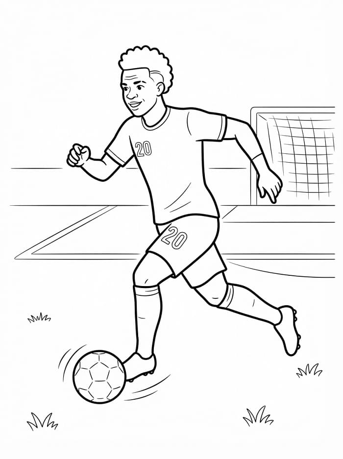 Vinícius Júnior Playing Soccer
