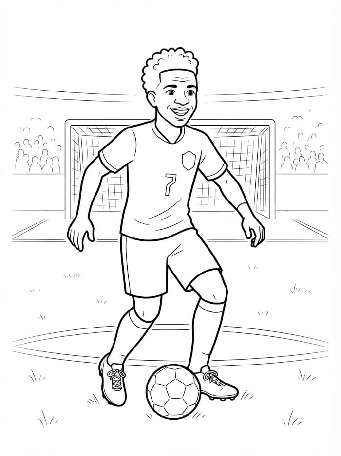 Vinícius Júnior Plays Soccer