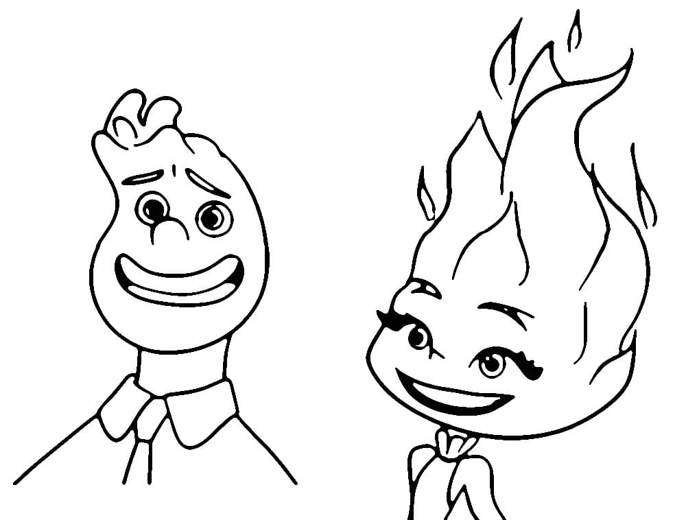 Wade and Ember Elemental