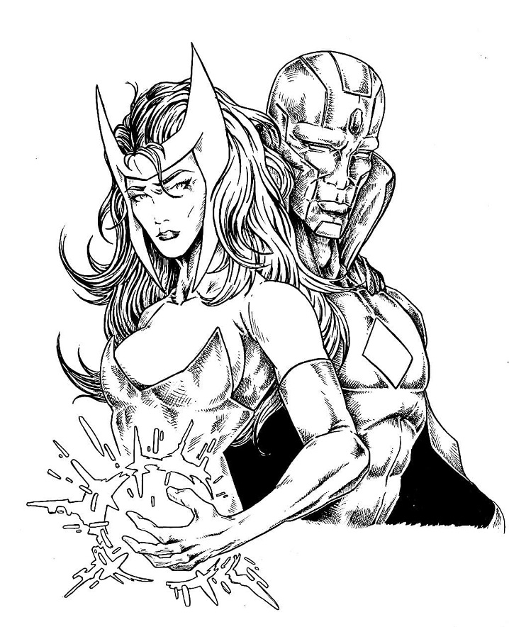 WandaVision 2 Coloring Game WandaVision 2