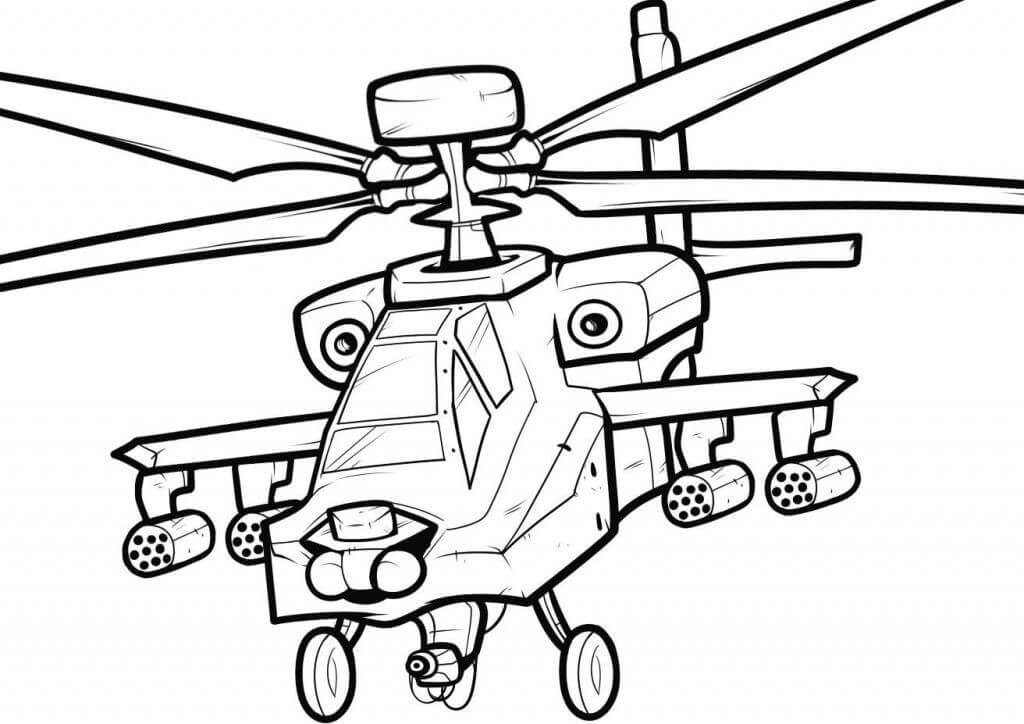 War Helicopter Coloring Game War Helicopter