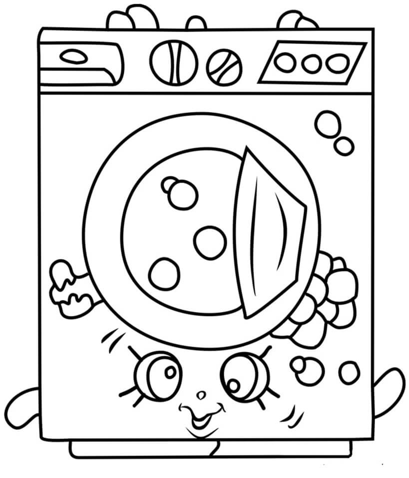 Washa Shopkins Coloring Game Washa Shopkins