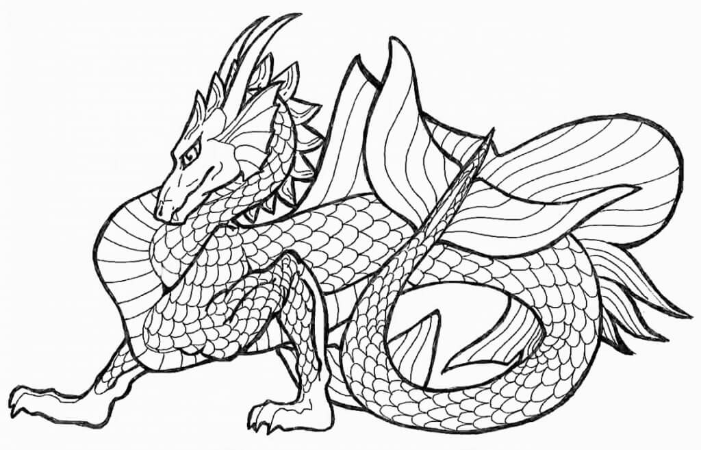 Water Chinese Dragon