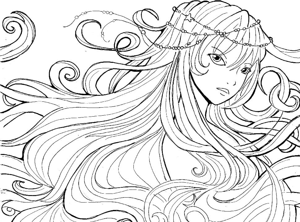 Water Soul Anime Girl