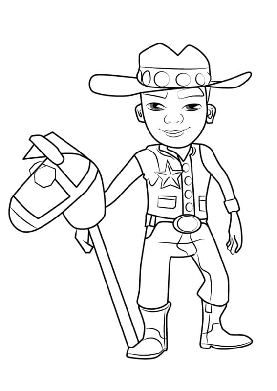 Wayne from Subway Surfers