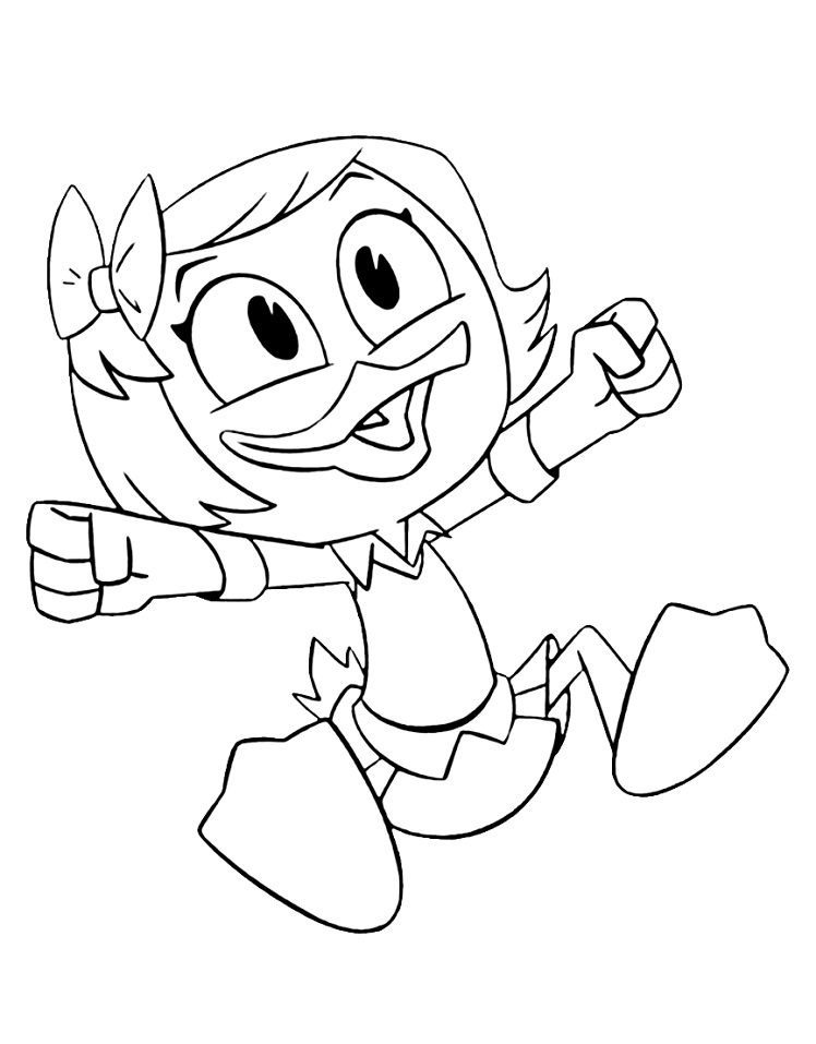 Webby Vanderquack from Ducktales