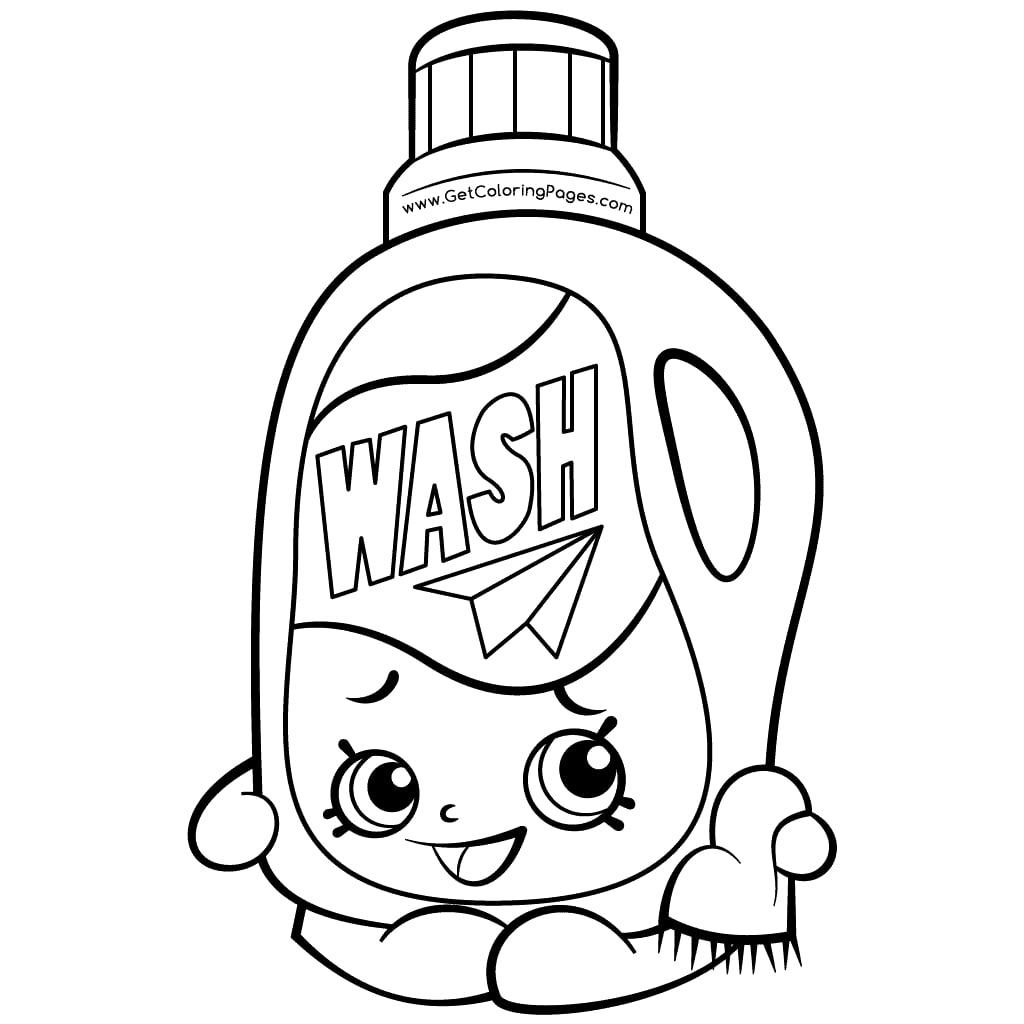 Wendy Washer Shopkins Coloring Game Wendy Washer Shopkins