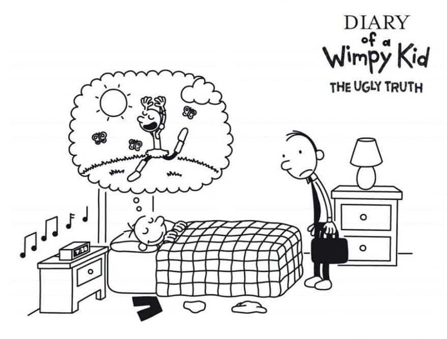 Wimpy Kid Sleeping
