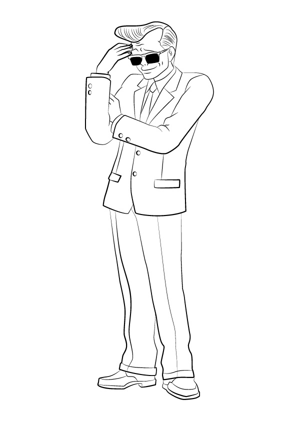 Winston Payne from Ace Attorney