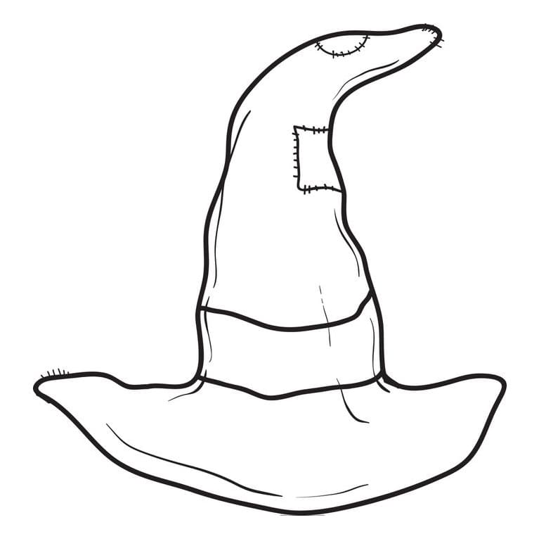 Witch Hat 1 Coloring Game Witch Hat 1