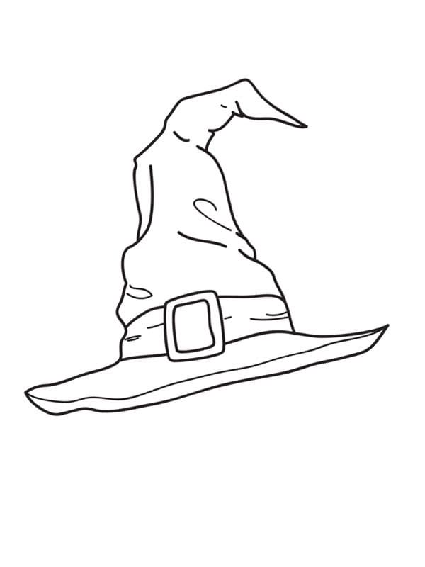 Witch Hat 10 Coloring Game Witch Hat 10