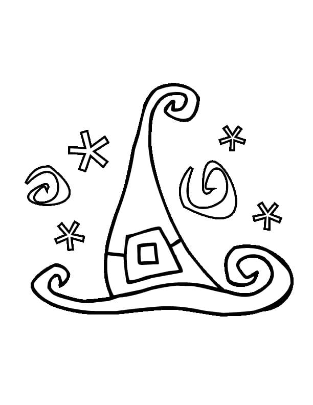 Witch Hat 8 Coloring Game Witch Hat 8