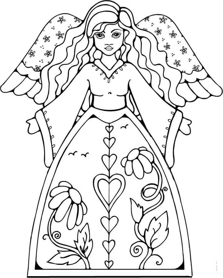 Wonderful Angel Coloring Game Wonderful Angel