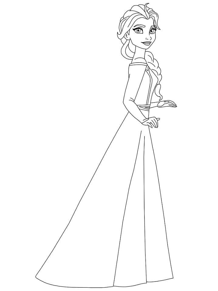 Wonderful Elsa Coloring Game Wonderful Elsa